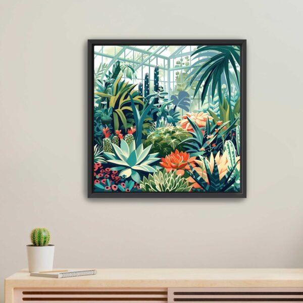 Tropical Garden Canvas Print Kew Gardens - Image 4